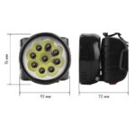 Фонарь аккумуляторный налобный TG9 9LED аккум. 4В 0.9А.ч ЗУ 220В (картон. упак.) Трофи C0045557 — изображение 8