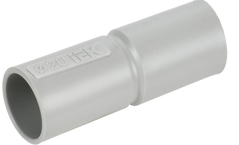 CTA10D-GIG20-K41-100_1.jpeg Муфта соединительная для жестких труб d20 GIG-20 ELASTA IEK CTA10D-GIG20-K41-100 — изображение 1