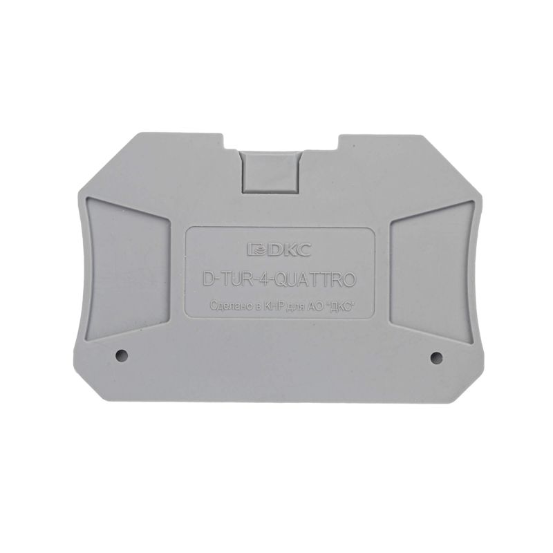 D-TUR-2.5-QUATTRO_1.jpeg Изолятор торцевой для клемм TUR-2.5-QUATTRO (уп.100шт) DKC D-TUR-2.5-QUATTRO — изображение 1