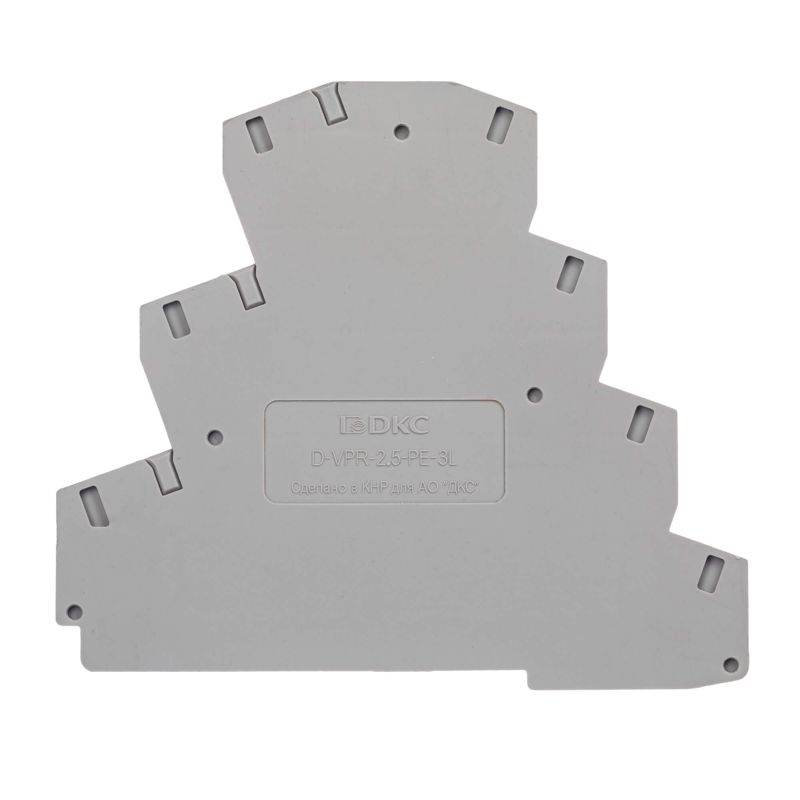 D-VPR-2.5-3L_1.jpeg Изолятор торцевой для клеммы VPR-2.5-3L DKC D-VPR-2.5-3L — изображение 1