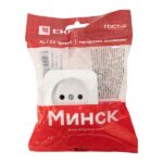 Розетка 1-м ОП Минск 10А IP20 без заземл. бел. Basic EKF EGR10-022-10 — изображение 2