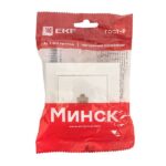 Розетка компьютерная 1-м СП Минск RJ45 бел. Basic EKF ERK01-035-10 — изображение 3