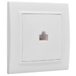 Розетка компьютерная 1-м СП Минск RJ45 бел. Basic EKF ERK01-035-10 — изображение 5