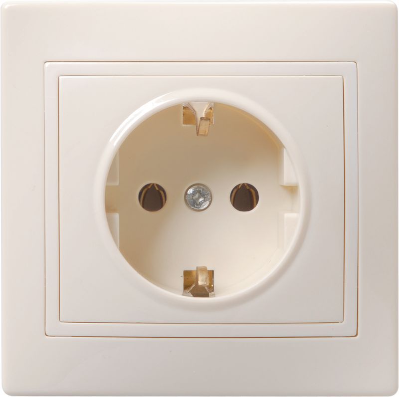 ERK14-K33-16-DM_1.jpeg Розетка 1-м СП Кварта РС10-3-ККм 16А IP20 с заземл. без защ. шторок крем. GENERICA ERK14-K33-16-DM — изображение 1
