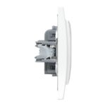 Розетка 1-м СП Минск 10А IP20 без заземл. защ. шторки бел. Basic EKF ERR10-022-100 — изображение 4