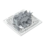 Розетка 1-м СП Минск 10А IP20 без заземл. защ. шторки бел. Basic EKF ERR10-022-100 — изображение 8