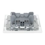 Розетка 1-м СП Минск 10А IP20 без заземл. защ. шторки бел. Basic EKF ERR10-022-100 — изображение 9