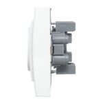Розетка 2-м СП Минск 16А IP20 с заземл. защ. шторки бел. Basic EKF ERR16-128-100 — изображение 4