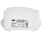 Розетка ОП Форс РСб20-3-ФБ 16А IP54 с заземл. защ. шторки бел. IEK ERS12-K01-16-54-DC — изображение 3