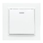 Выключатель 1-кл. СП Минск 10А IP20 с индикатором бел. Basic EKF ERV10-121-10