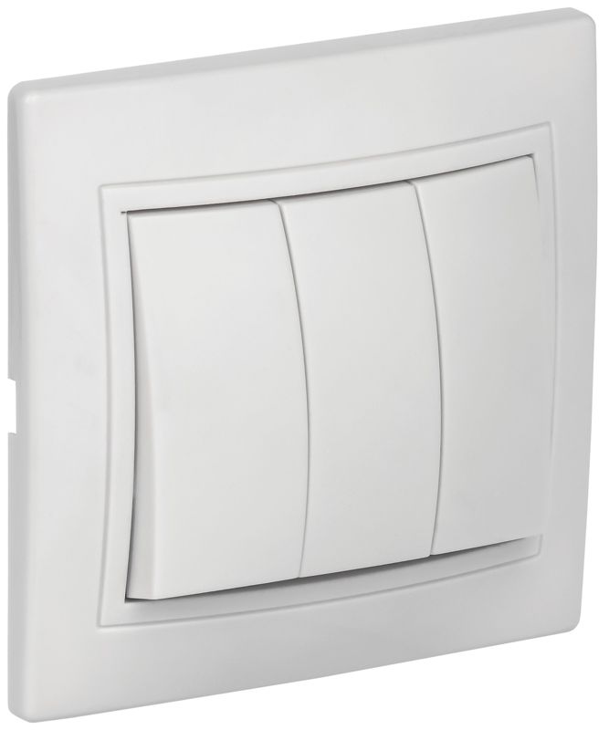 EVK30-K01-10-DM_1.jpeg Выключатель 3-кл. СП Кварта 10А IP20 ВС10-3-0-КБ бел. GENERICA EVK30-K01-10-DM — изображение 1