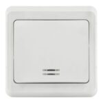 Выключатель 1-кл. СП Вега 10А IP20 ВС10-1-1-ВБ с индикацией бел. GENERICA EVV11-K01-10-DM — изображение 5