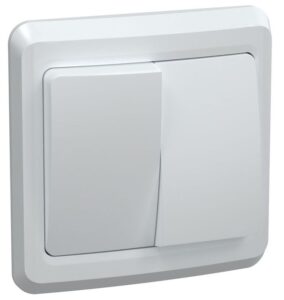 Выключатель 2-кл. СП Вега 10А IP20 ВС10-2-0-ВБ бел. GENERICA EVV20-K01-10-DM
