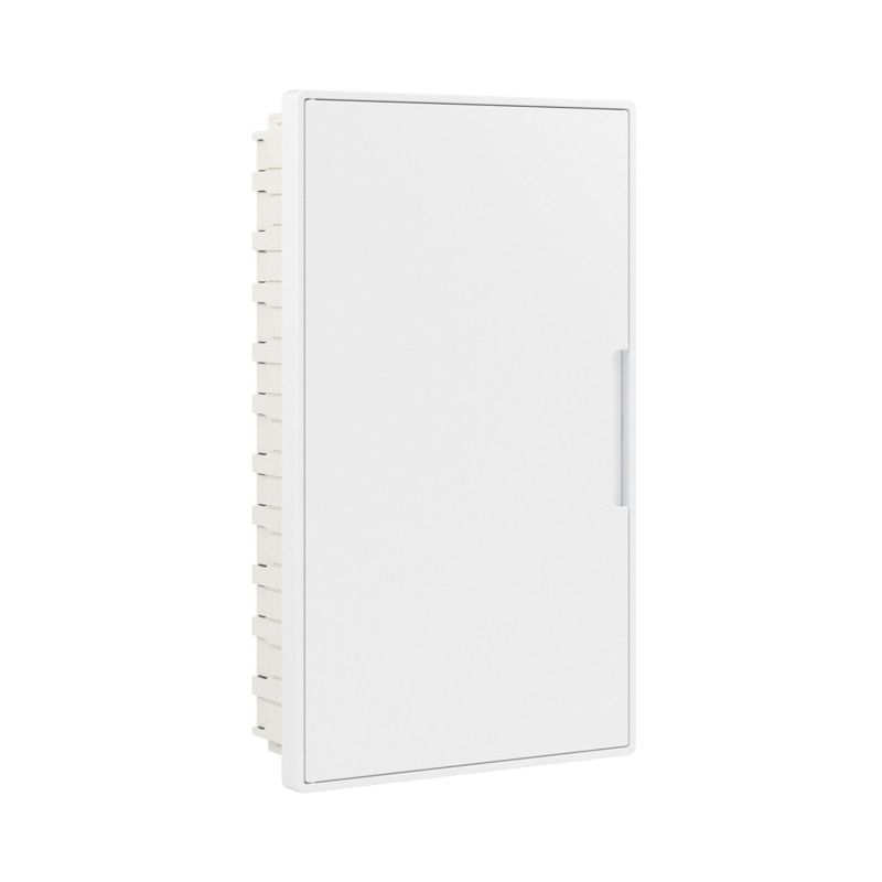 F36B1WW_1.jpeg Щиток встраиваемый Фрейм (FRAME) ЩРв-п-36 36мод. с бел. дверцей с 4 шинами PEN (2шт на 8 отверст. и 2шт на 10 отверст.) бел. DKC F36B1WW — изображение 1