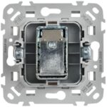 Розетка телевизионная проходная СП FLITE РТВм-1-1-2-ФлЧ тип M экранир. механизм черн. IEK FI-A13-P-K02 — изображение 2
