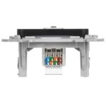 Розетка компьютерная СП FLITE РК5е-1-0-ФлЧ RJ45 кат.5E UTP механизм черн. IEK FI-K12-1-K02 — изображение 3