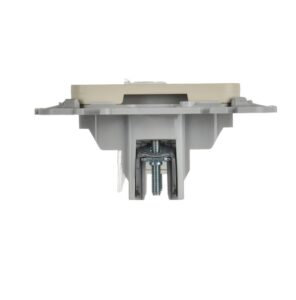 Розетка компьютерная СП FLITE РК5е-1-0-ФлСл RJ45 кат.5E UTP механизм сливочный IEK FI-K12-1-K86 — изображение 3