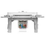 Розетка компьютерная СП FLITE РК6-1-0-ФлБ RJ45 кат.6 UTP механизм бел. IEK FI-K12-2-K01 — изображение 5