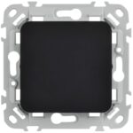 Заглушка СП FLITE ЗГ-ФлЧ с суппортом механизм черн. IEK FI-PL10-K02 — изображение 4