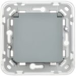 Розетка СП FLITE РСшкр11-1-44-ФлС 16А IP44 с заземл. с защ. шторками и крышкой безвинтовое крепление механизм сер. IEK FI-R16-16-1-44-K03 — изображение 5
