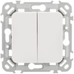 Выключатель 2-кл. СП FLITE ВС12-1-0-ФлБ 10А механизм бел. IEK FI-V20-0-10-1-K01 — изображение 4