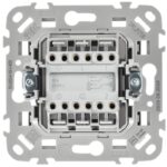 Выключатель проходной 2-кл. СП FLITE ВС62-1-0-ФлЧ 10А механизм черн. IEK FI-V22-0-10-1-K02 — изображение 2
