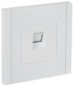 Розетка компьютерная RJ45 кат.5E FORTE&PIANO FP232 бел. IEK FP-K10-1-K01