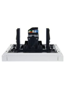 Розетка компьютерная RJ45 кат.5E FORTE&PIANO FP232 бел. IEK FP-K10-1-K01 — изображение 2