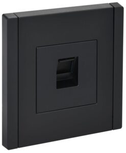 Розетка компьютерная RJ45 кат.5E FORTE&PIANO FP132 черн. IEK FP-K10-1-K02