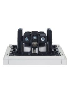 Розетка СП FORTE&PIANO FP216 16А с заземл. без защ. шторок винт. крепл. бел. IEK FP-R11-16-K01 — изображение 2