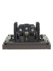 Розетка СП FORTE&PIANO FP316 16А с заземл. без защ. шторок винт. крепл. сер. IEK FP-R11-16-K03 — изображение 2