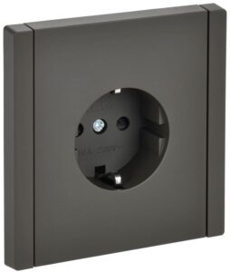 Розетка СП FORTE&PIANO FP315 16А с заземл. защ. шторки винт. крепл. сер. IEK FP-R14-16-K03