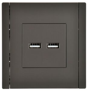 Розетка USB A+A 3.1А FORTE&PIANO FP349 сер. IEK FP-U21-D31-K03 — изображение 4