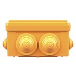 Коробка ответвительная FS 100х100х50мм IP55 4п 450В 6А 4кв.мм с кабельными вводами и клеммниками пластик. DKC FSB11404 — изображение 5