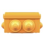 Коробка ответвительная FS 100х100х50мм IP55 5п 450В 20А 10кв.мм с кабельными вводами и клеммниками пластик. DKC FSB11510 — изображение 5