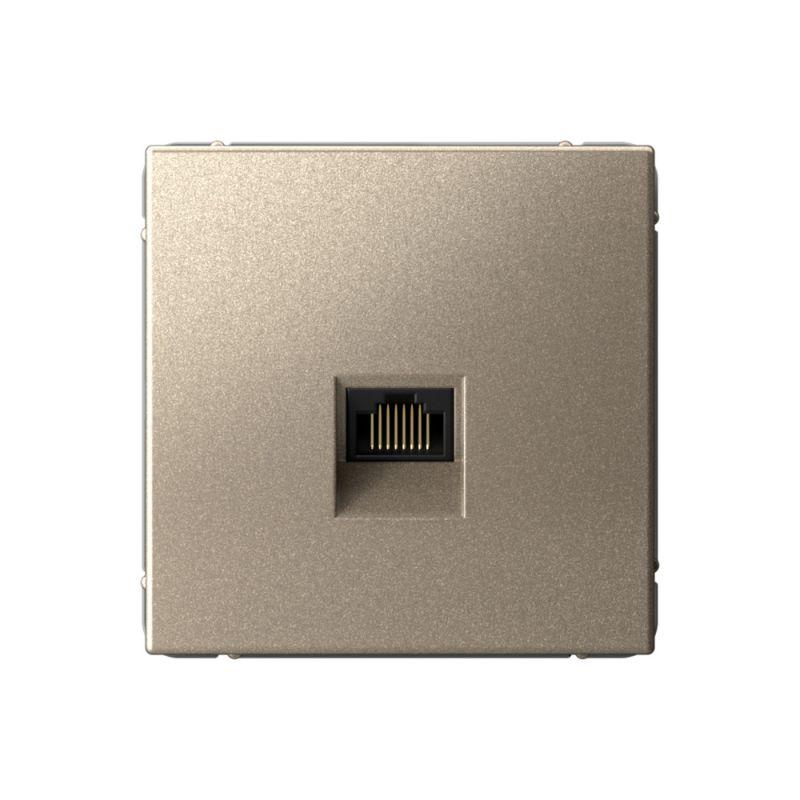 GAL000586_2.jpeg Розетка компьютерная ArtGallery RJ45 кат.6A механизм шампань SE GAL000586 — изображение 1