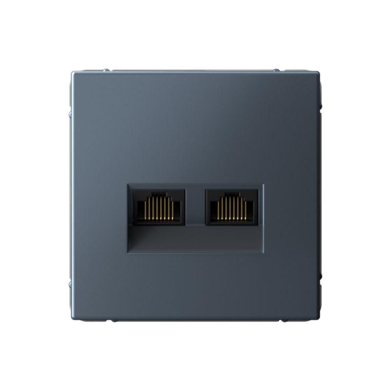 GAL000788_3.jpeg Розетка двойная компьютерная ArtGallery RJ45+RJ45 кат. 6A механизм грифель SE GAL000788 — изображение 1