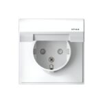 Розетка ArtGallery 16А IP44 с заземл. защ. шторки с крышкой механизм бел. SE GAL440146