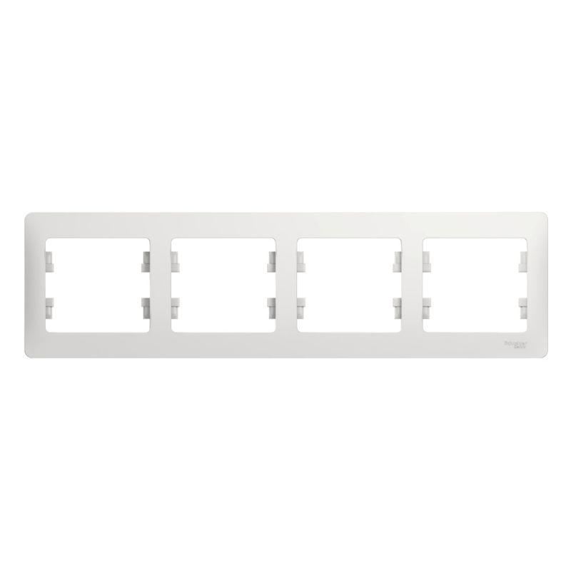 GSL000104_1.jpeg Рамка 4-м Glossa горизонт. бел. SE GSL000104 — изображение 1