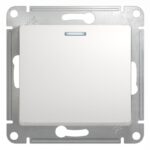 Выключатель 1-кл. СП Glossa 10А IP20 (сх. 1а) 10AX с подсветкой механизм бел. SE GSL000113