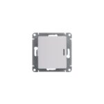 Выключатель 1-кл. СП Glossa 10А IP20 (сх. 1а) 10AX с подсветкой механизм бел. SE GSL000113 — изображение 3