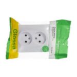 Розетка 2-м СП Glossa 16А IP20 без заземл. бел. SE GSL000120 — изображение 4