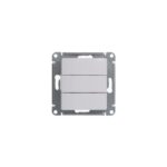 Выключатель 3-кл. СП Glossa 10А IP20 (сх. 1+1+1) 10AX механизм бел. SE GSL000131 — изображение 3