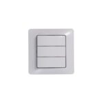 Выключатель 3-кл. СП Glossa 10А IP20 (сх. 1+1+1) 10AX механизм бел. SE GSL000131 — изображение 4