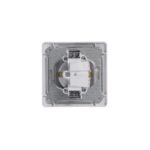 Розетка 1-м СП Glossa 16А IP20 с заземл. в сборе бел. SE GSL000142 — изображение 5