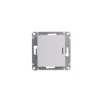 Переключатель проходной 1-кл. СП Glossa 10А IP20 (сх. 6а) 10AX с подсветкой механизм бел. SE GSL000163