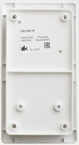 Блок комбинированный Glossa (розетка + 3-кл. выкл.) бел. SE GSL000176 — изображение 4