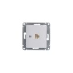 Розетка компьютерная 1-м СП Glossa RJ45 кат.5E механизм бел. SE GSL000181K — изображение 4