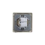 Розетка 1-м СП Glossa 16А IP20 с заземл. в сборе беж. SE GSL000242 — изображение 2