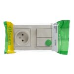 Блок комбинированный Glossa (розетка + 2-кл. выкл.) беж. SE GSL000272 — изображение 6